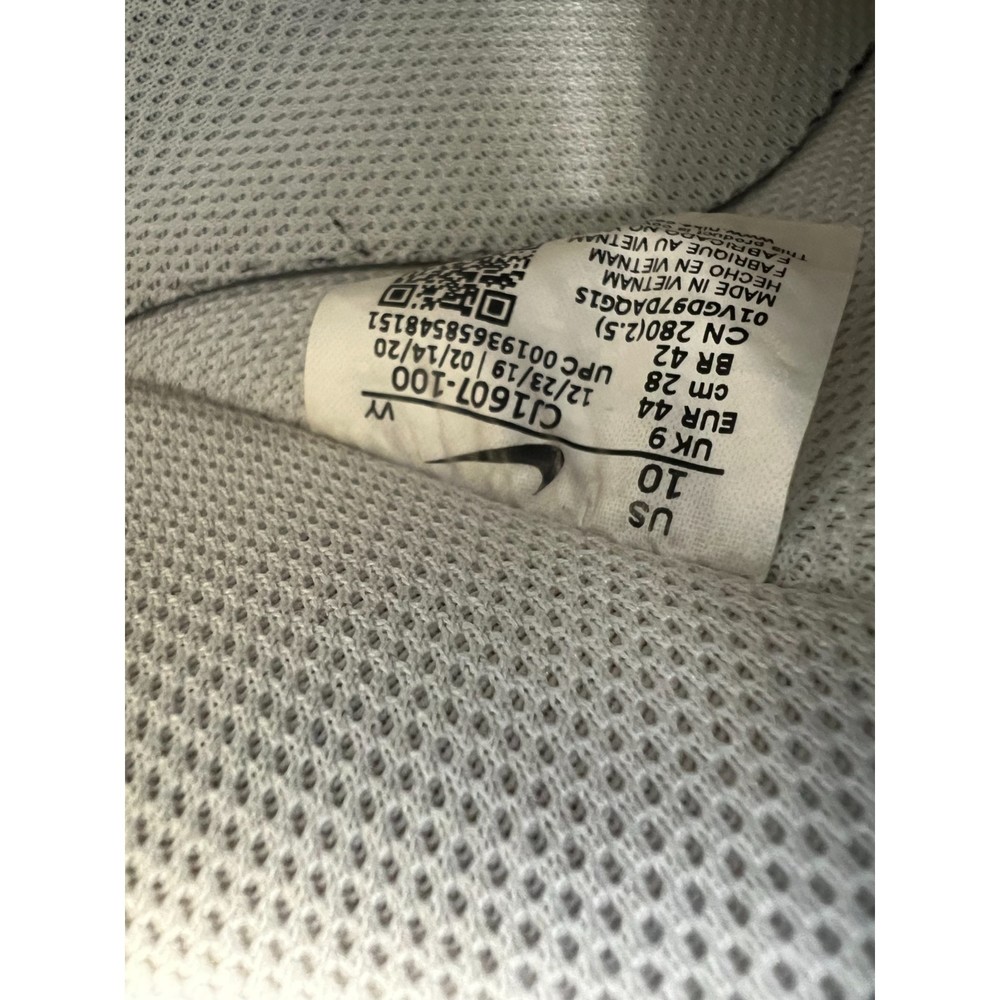 Nike sneakers Air Force 1 Low White 10 mens 2020 CJ1607-100 midnight navy shoes - Picture 10 of 11